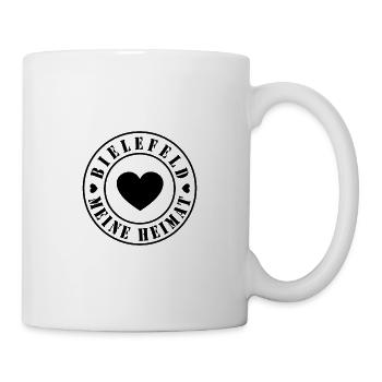 Meine Heimat Bielefeld - Tasse - Weiß - Rechts