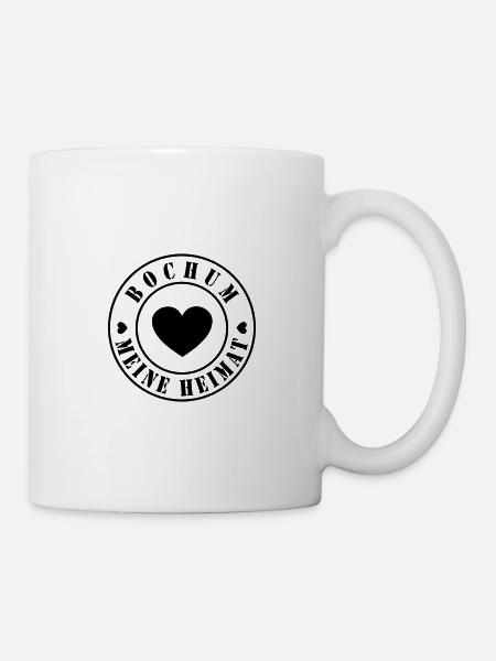 Meine Heimat Bochum - Tasse - Weiß
