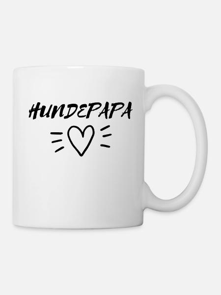 Hundepapa Tierfreund Hund Dog Daddy Geschenkidee - Tasse - Weiß
