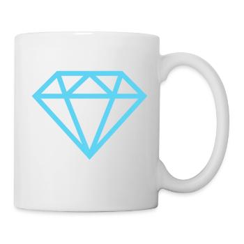 Diamant - Tasse - Weiß - Rechts