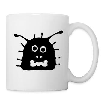 Covi das verrückte Corona Virus - Tasse - Weiß - Rechts