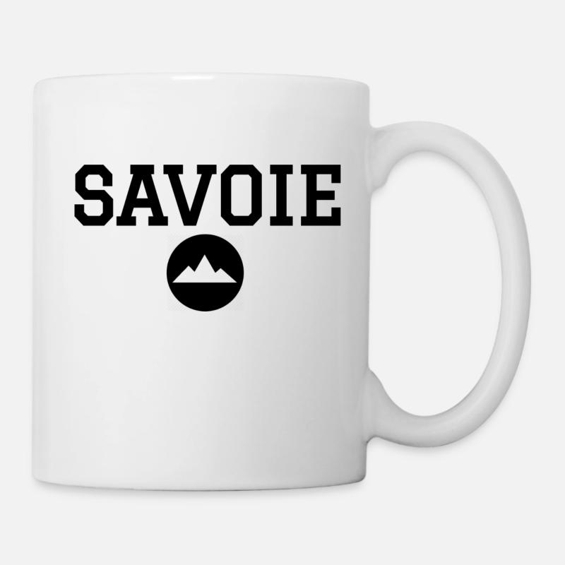 SAVOIE - Médaillon montagnes - Mug blanc - blanc