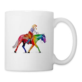 Ranch Riding - Tasse - Weiß - Rechts
