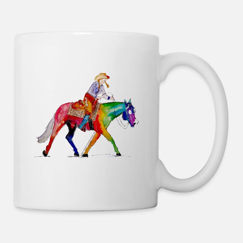 Ranch Riding - Mug - white