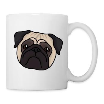 pug - Mug - white - Right