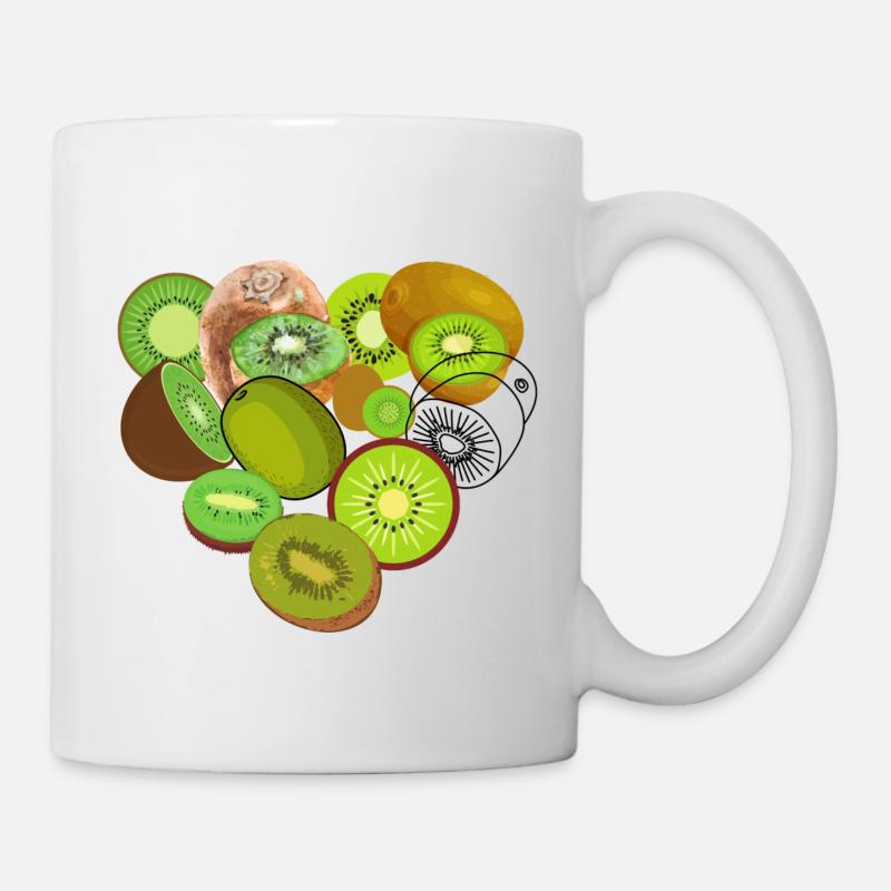 Love kiwi - Mug - white
