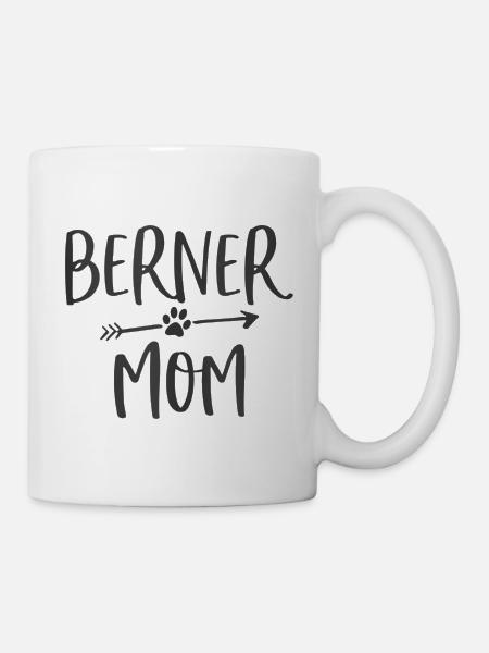 Mamma bernese - Kop/krus - hvid