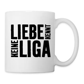 LIEBE KENNT KEINE LIGA - Tasse - Weiß - Rechts
