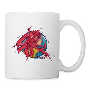 Lia - Mug blanc - blanc - Droite