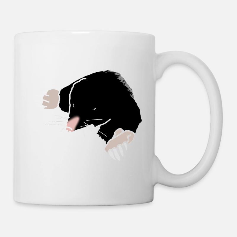 Maulwurf - Tasse - Weiß