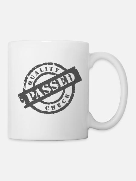 QUALITY CHECK - PASSED - Mug blanc - blanc
