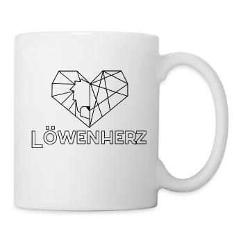 Löwenherz - Tasse - Weiß - Rechts