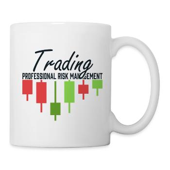 Trading Risk Management Trader Börse Chart Actions - Mug blanc - blanc - Droite