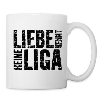 LIEBE KENNT KEINE LIGA - Tasse - Weiß - Rechts