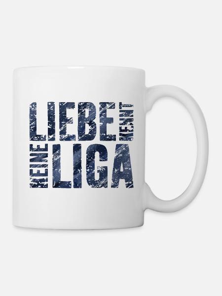 LIEBE KENNT KEINE LIGA - Tasse - Weiß