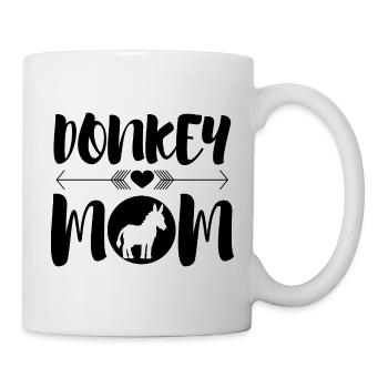 Bébé âne Maman Mulet Ironic - Mug blanc - blanc - Droite