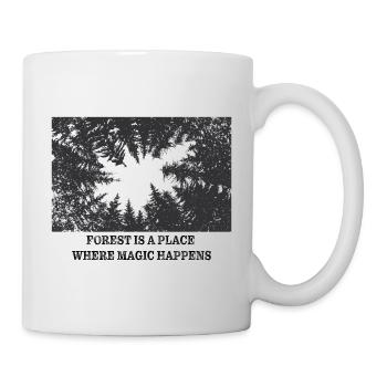 Magic Forest - Tasse - Weiß - Rechts