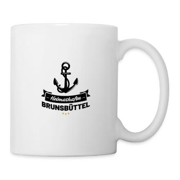Heimathafen Brunsbüttel - Tasse - Weiß - Rechts