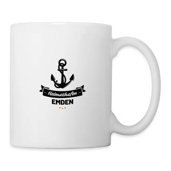 Heimathafen Emden - Tasse - Weiß - Rechts