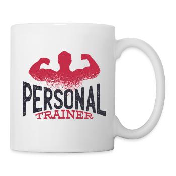 Strength training personal trainer Fitness trainer Gym - Mug - white - Right