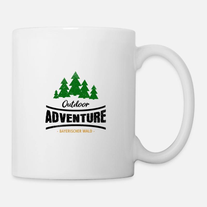 Outdoor adventure Bayerischer Wald - Tasse - Weiß