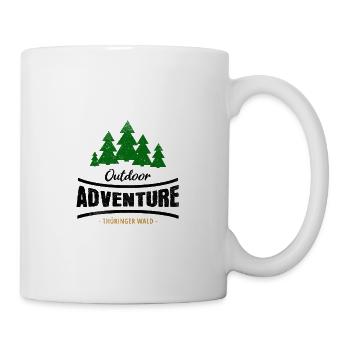 Outdoor adventure Thuringian Forest - Mug - white - Right