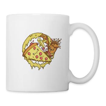 Kawaii style fast food - Mug - white - Right