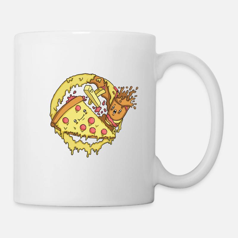 Restauration rapide de style Kawaii - Mug blanc - blanc