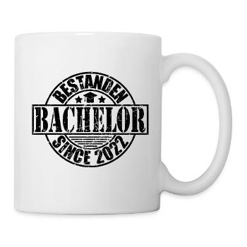 Bachelor 2022 bestanden since 2022 - Tasse - Weiß - Rechts