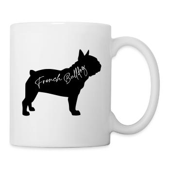 French Bulldog - Tasse - Weiß - Rechts