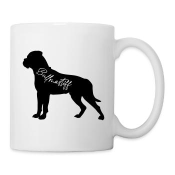 Bullmastiff - Tasse - Weiß - Rechts