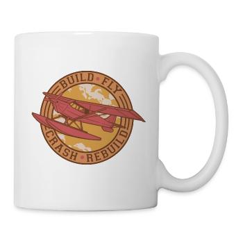 modellbau modellflieger rc flugzeug Kunstfliegen - Tasse - Weiß - Rechts