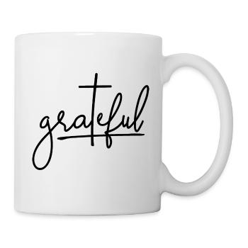 Grateful Religious Lettering - Mug - white - Right