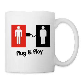 Plug & Play Gay Love ! - Mug - white - Right