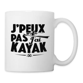 Je Peux Pas J'ai Kayak Cadeau Kayaking - Mug blanc - blanc - Droite