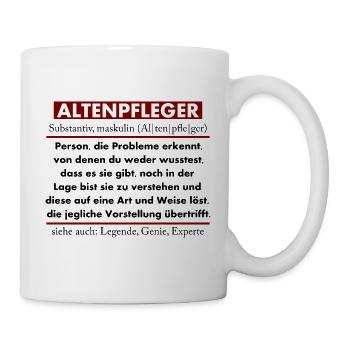 Altenpfleger - Tasse - Weiß - Rechts