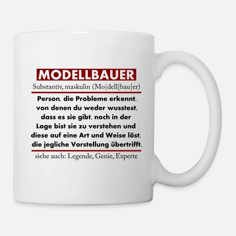 Modellbauer - Tasse - Weiß