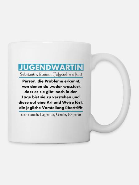 Jugendwartin - Tasse - Weiß