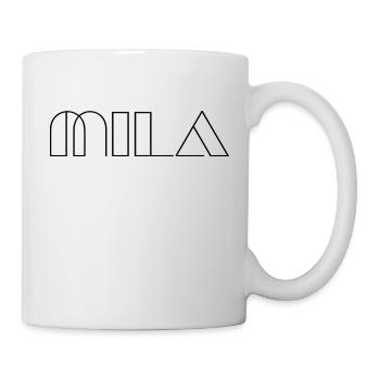 Name Mila Modern Black - Mug - white - Right