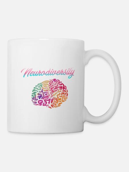 Autism Awareness I ADHD I ASD I Embrace - Mug - white