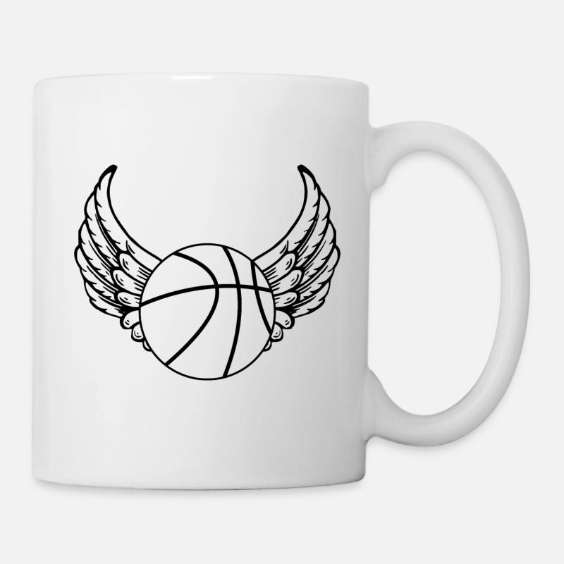 Flying Basketball - Mug - white