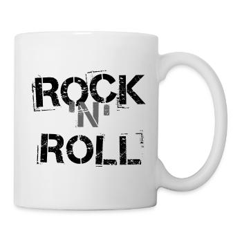 Rock 'n' Roll - Mug blanc - blanc - Droite