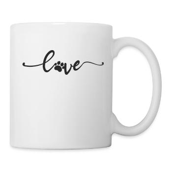 Chien patte chien chien chien idée d’amoureux des chiens - Mug blanc - blanc - Droite