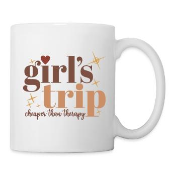 Voyage de fille moins cher que la thérapie Women Squad Vacay - Mug blanc - blanc - Droite
