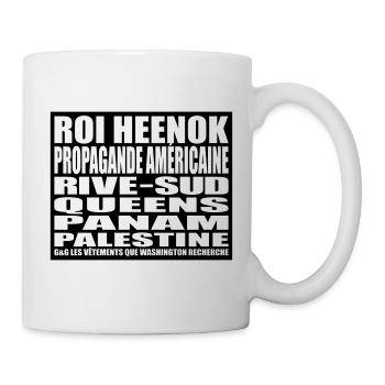 Propagande américaine, Rive-Sud, Queens, Panam - Mug blanc - blanc - Droite