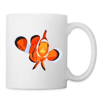 Clownfish Anemone Fish Cool Fish Aquarium - Mug - white - Right