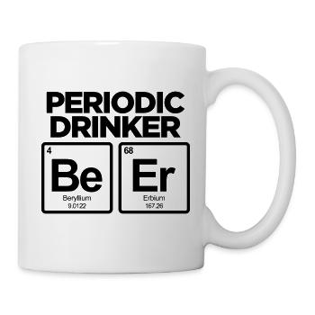 PERIODIC DRINKER FUNNY BEER PERIODIC TABLE - Mug - white - Right