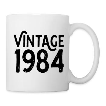 Birth 1984 anniverdaire humour - Mug - white - Right