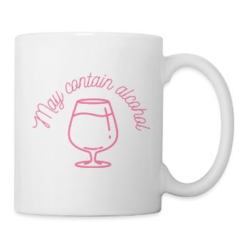 May contain alcohol - Tasse - Weiß - Rechts