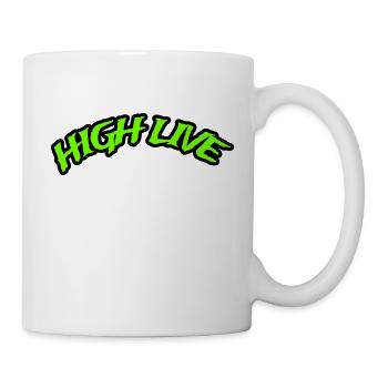 HIGH LIVE - Tasse - Weiß - Rechts